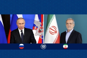الرئيس الايراني يؤكد ونظيره الروسي على ارادة البلدين في تنفيذ اتفاق الشراكة الستراتيجية