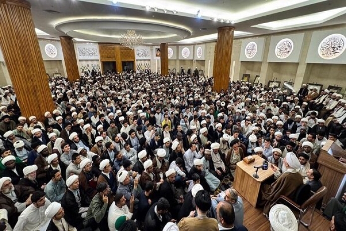 العلامة آية الله جوادي آملي يحظى باستقبال مميز في النجف الاشرف