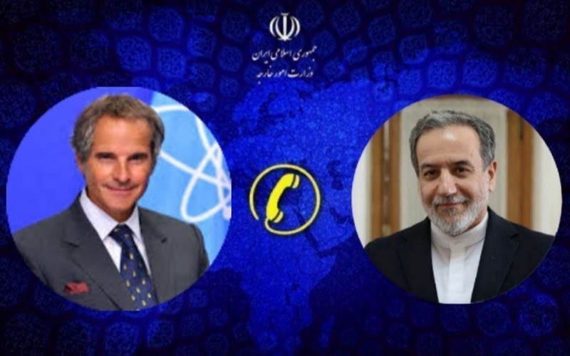 مباحثات هاتفية بين المدير العام للوكالة الدولية ووزير الخارجية الإيراني