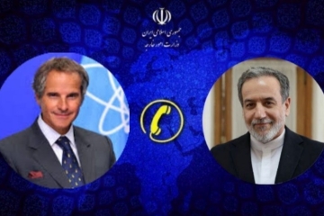 مباحثات هاتفية بين المدير العام للوكالة الدولية ووزير الخارجية الإيراني
